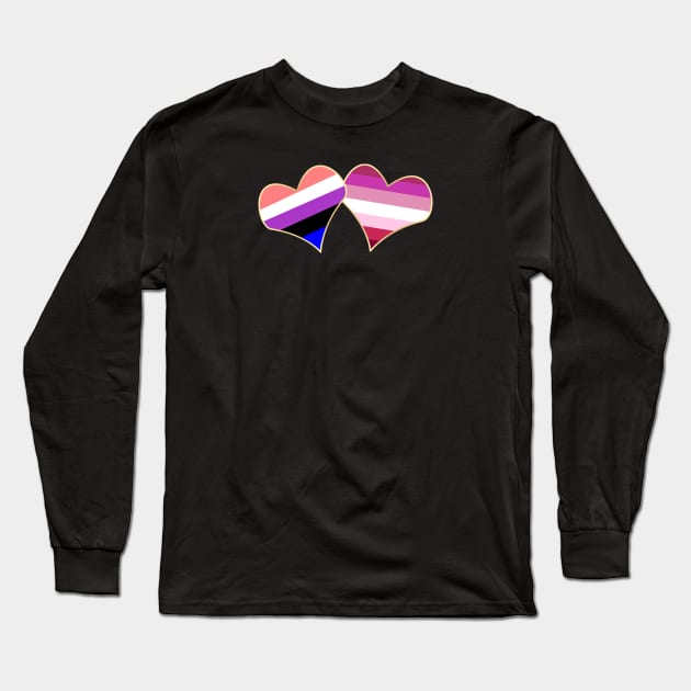 Gender/Orientation Long Sleeve T-Shirt by traditionation